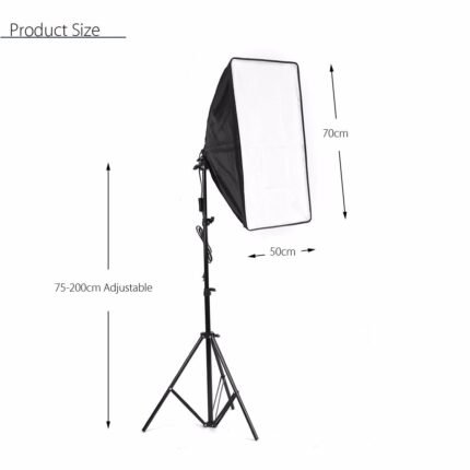 LIFE ES-470 4 Bulb Holder Light Set 60X80 SOFT BOX