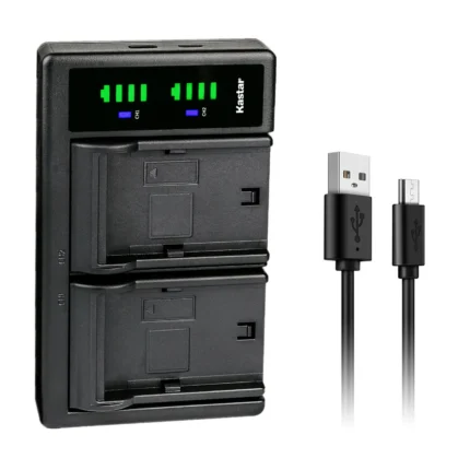 Kastar LTD2 USB Battery Charger Compatible with Canon LP-E6, LP-E6N, LP-E6NH Battery, Canon LC-E6, LC-E6E Charger